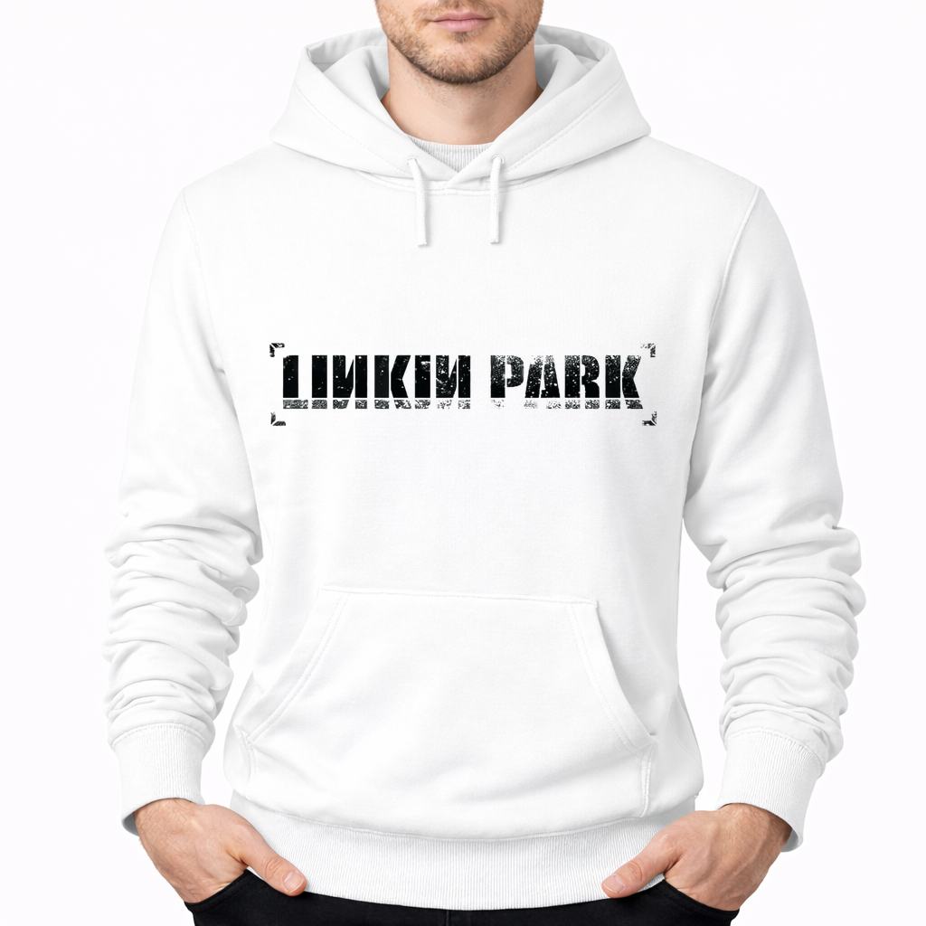 Men's Linkin Park Pullover Hoodie - White
