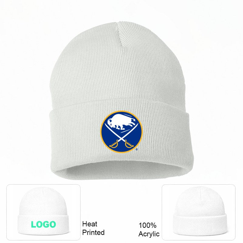 Buffalo Sabres White Beanie Hat