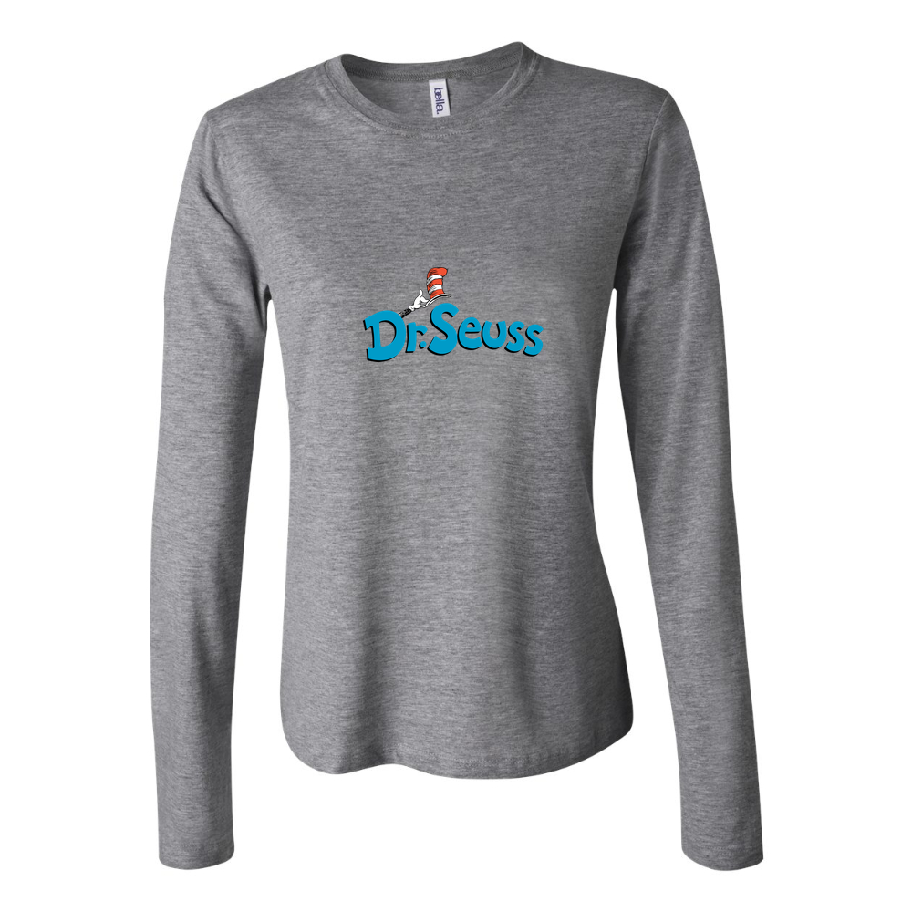 Women's Dr. Seuss Long Sleeve T-Shirt - Gray