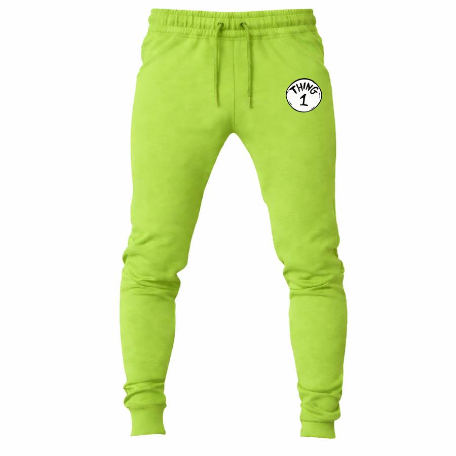 Dr. Seuss Thing 1 joggers sweatpants - Lime Green