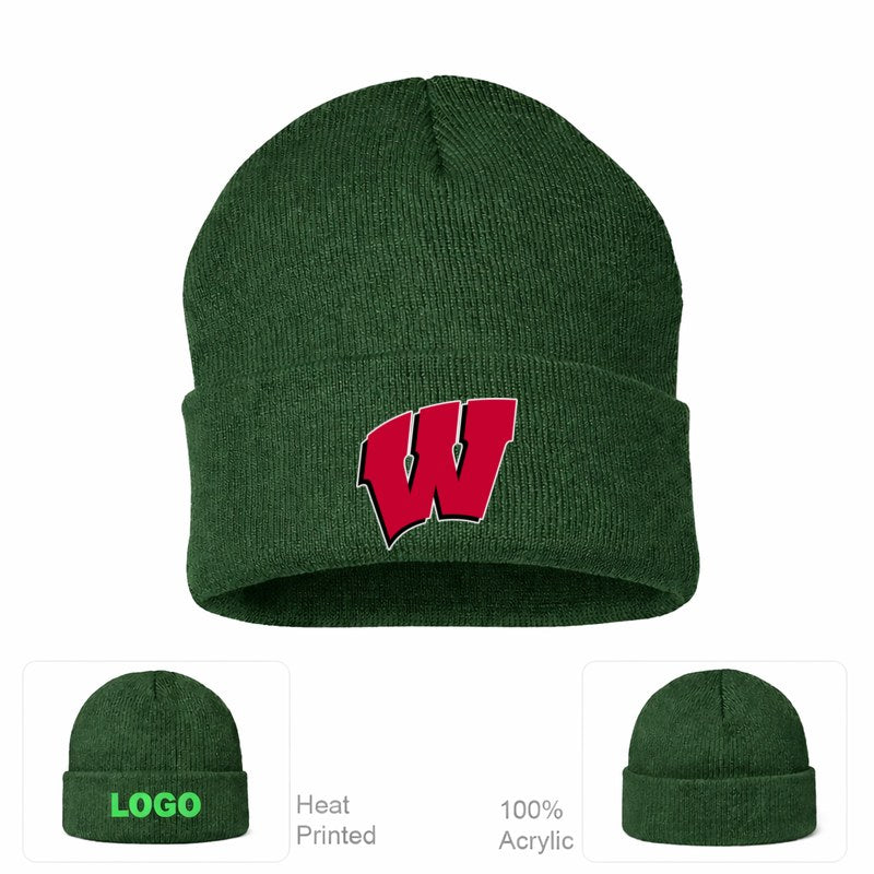 Wisconsin Badgers Forest Green Beanie Hat