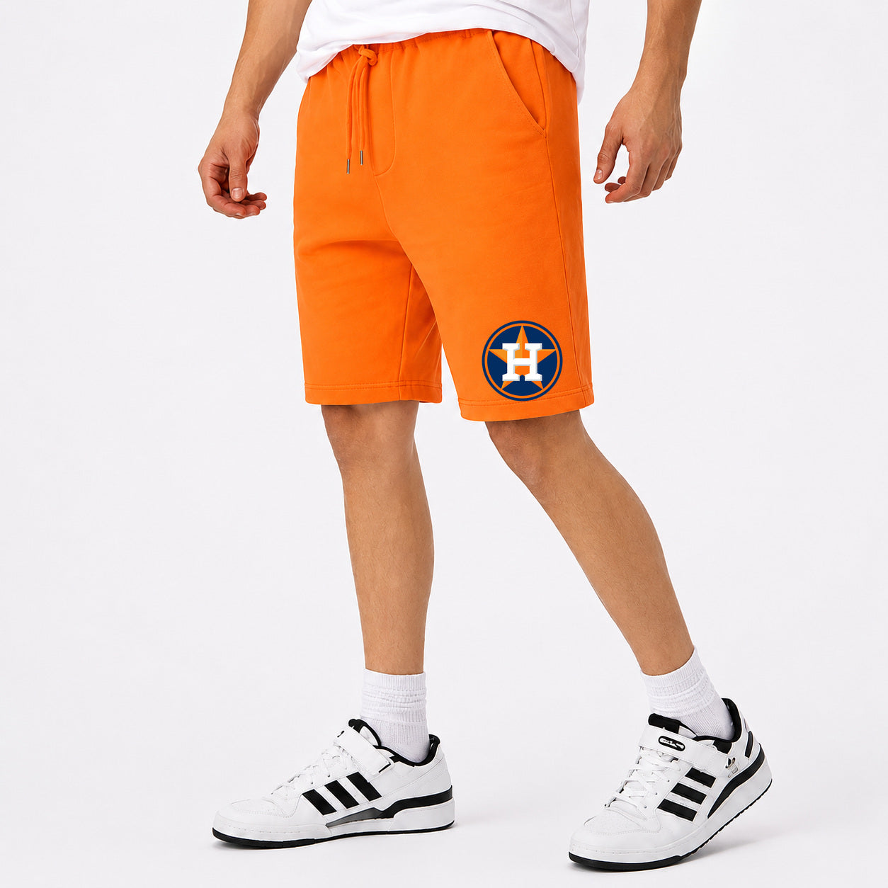 Men's Houston Astros Cotton Shorts - Orange