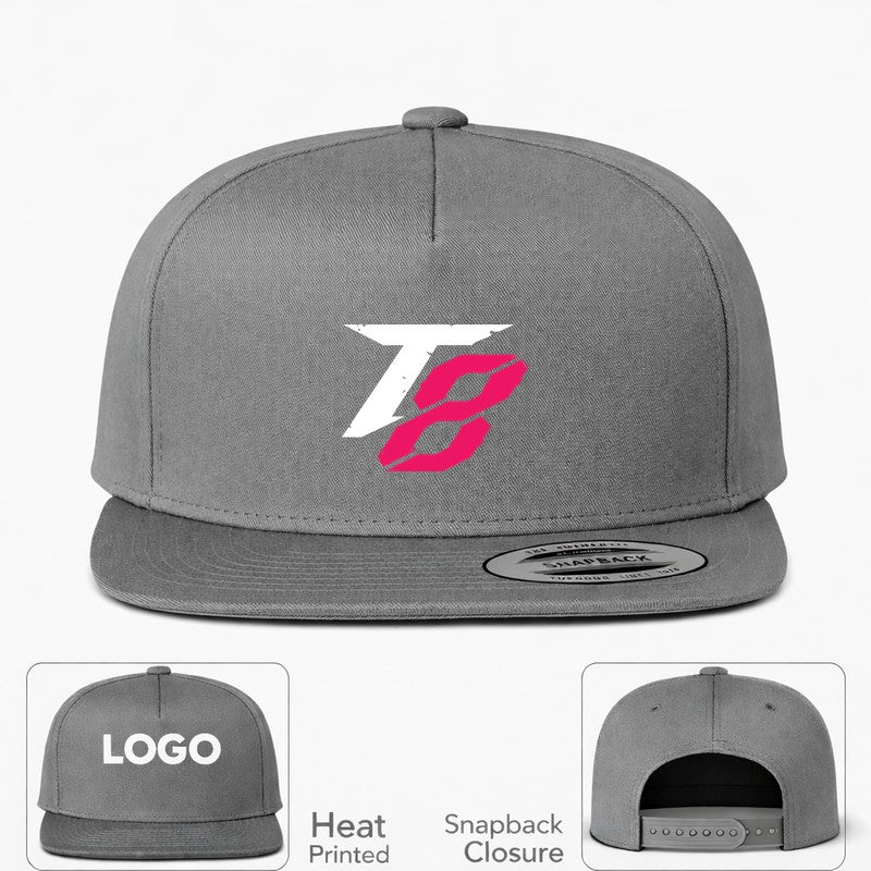 Tekken 8 White Logo Snapback Hat