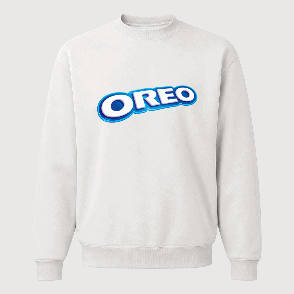 Men's Oreo Crewneck Sweatshirt - White