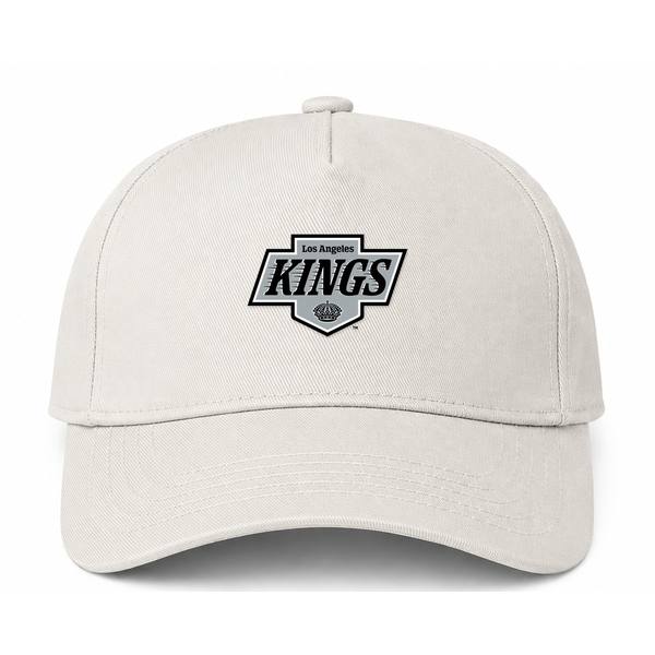 Los Angeles Kings NHL Logo Beige Dad Baseball Cap Hat