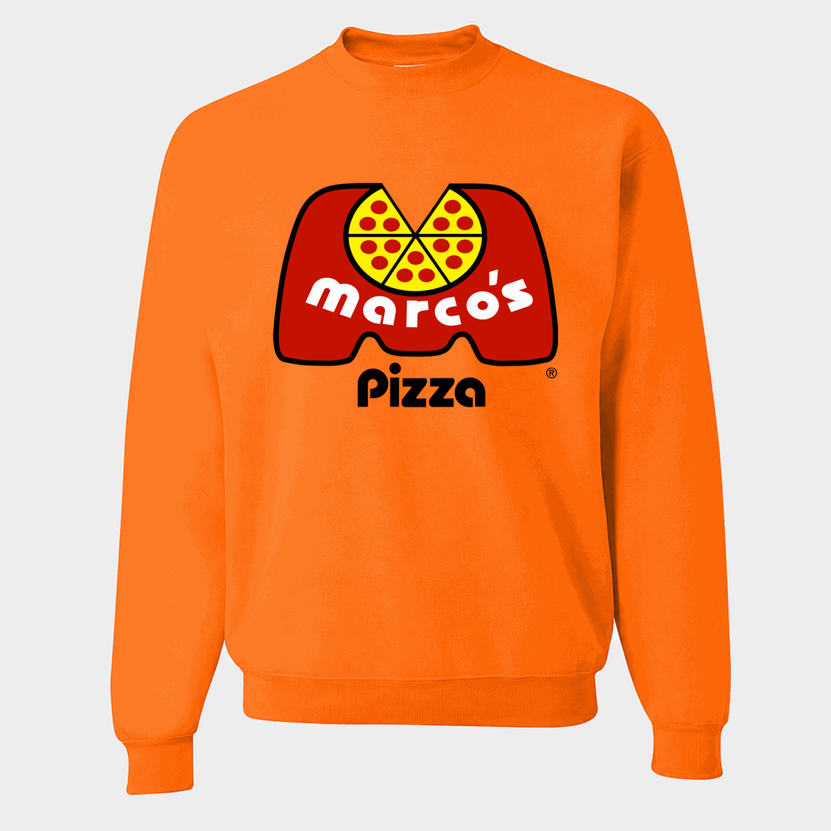 Men's Marco's Pizza Crewneck Sweatshirt - Orange