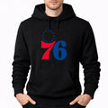 Men's Philadelphia 76ers Pullover Hoodie - Black
