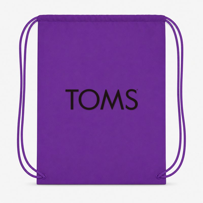 Toms Drawstring Bag - Purple