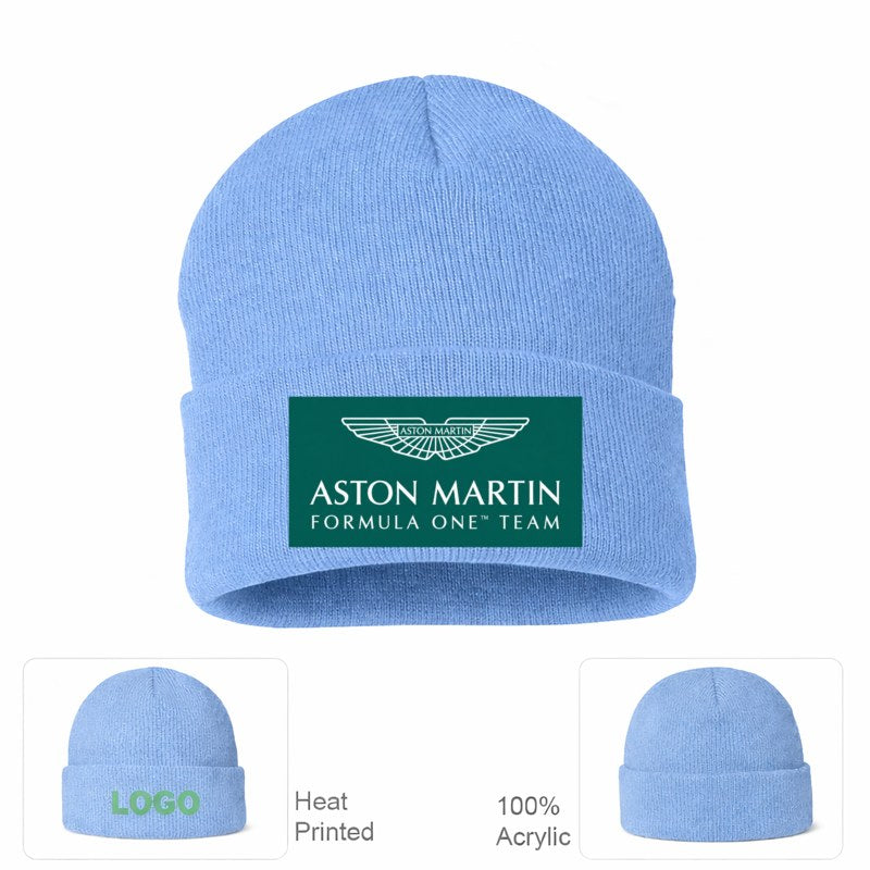 Formula 1 Aston Martin Formula One Team Beanie Hat - Sky Blue