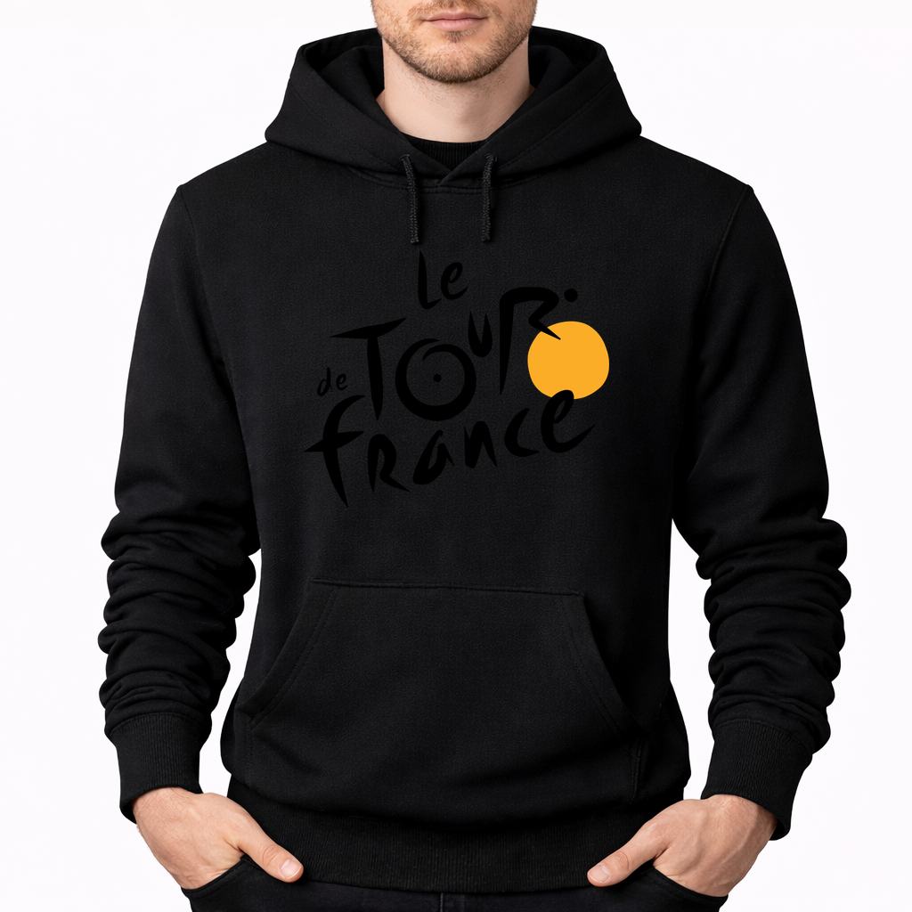 Men's Tour de France Pullover Hoodie - Black