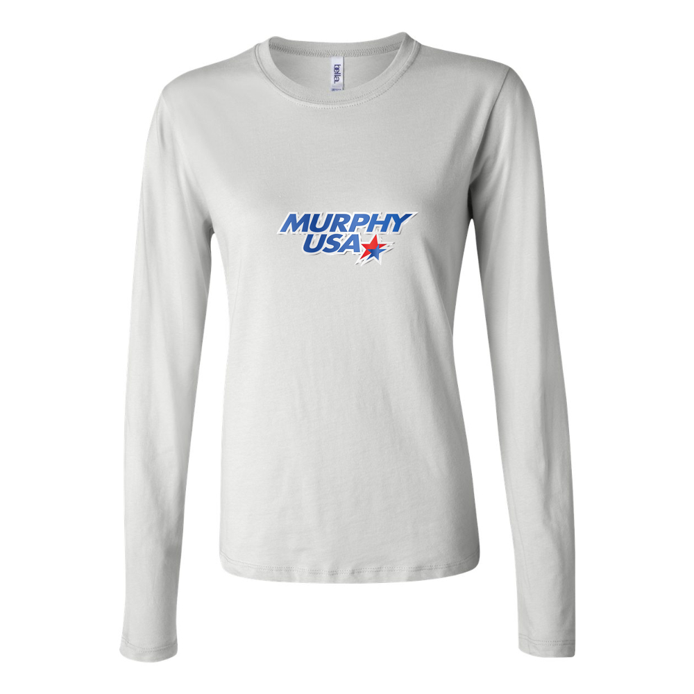 Women's Murphy USA Long Sleeve T-Shirt - White