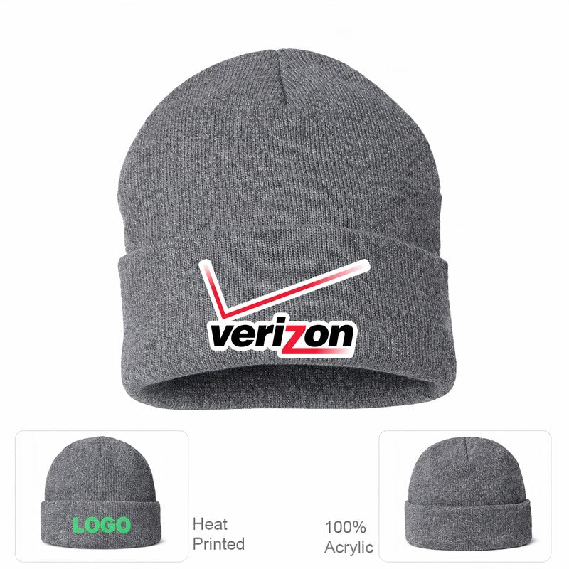 Verizon Wireless Grey Beanie Hat