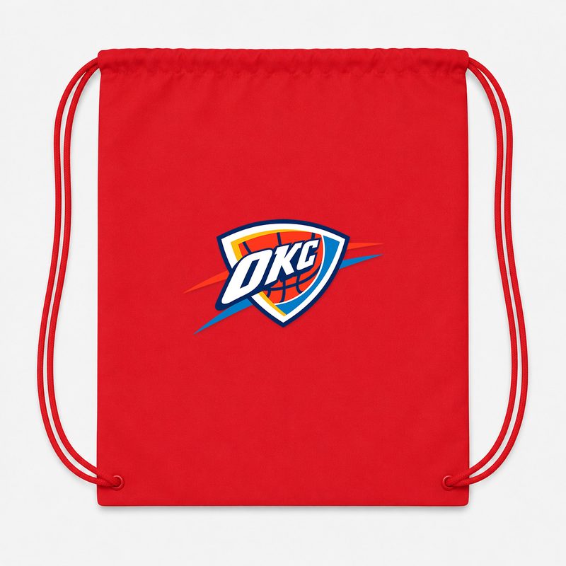 Oklahoma City Thunder Drawstring Bag - Red