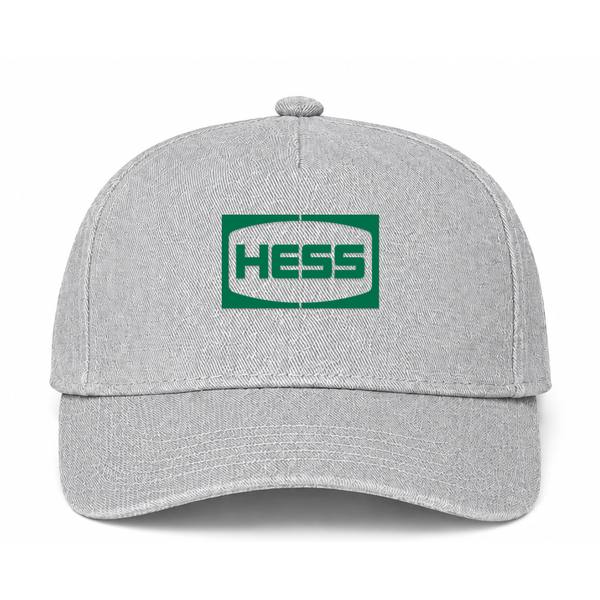 Hess Logo Gray Dad Baseball Cap Hat