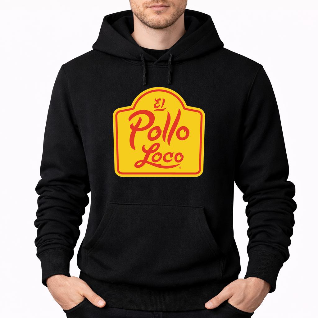Men's El Pollo Loco Pullover Hoodie - Black