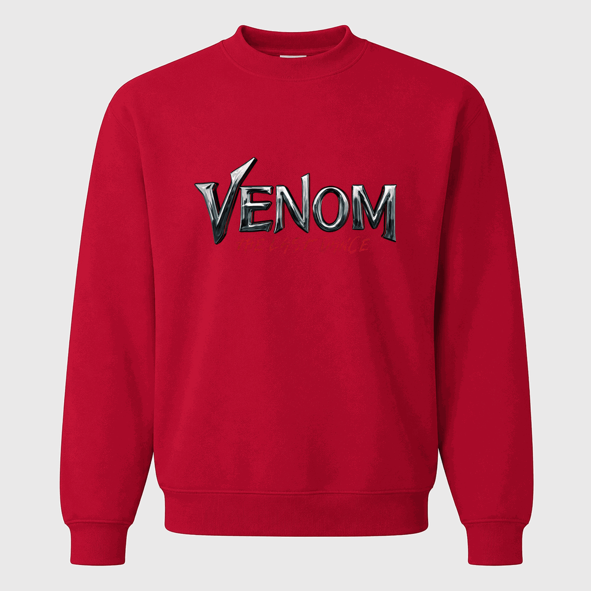 Men's Venom: The Last Dance Crewneck Sweatshirt - Red