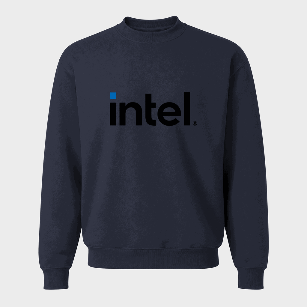 Men's Intel Crewneck Sweatshirt - Navy