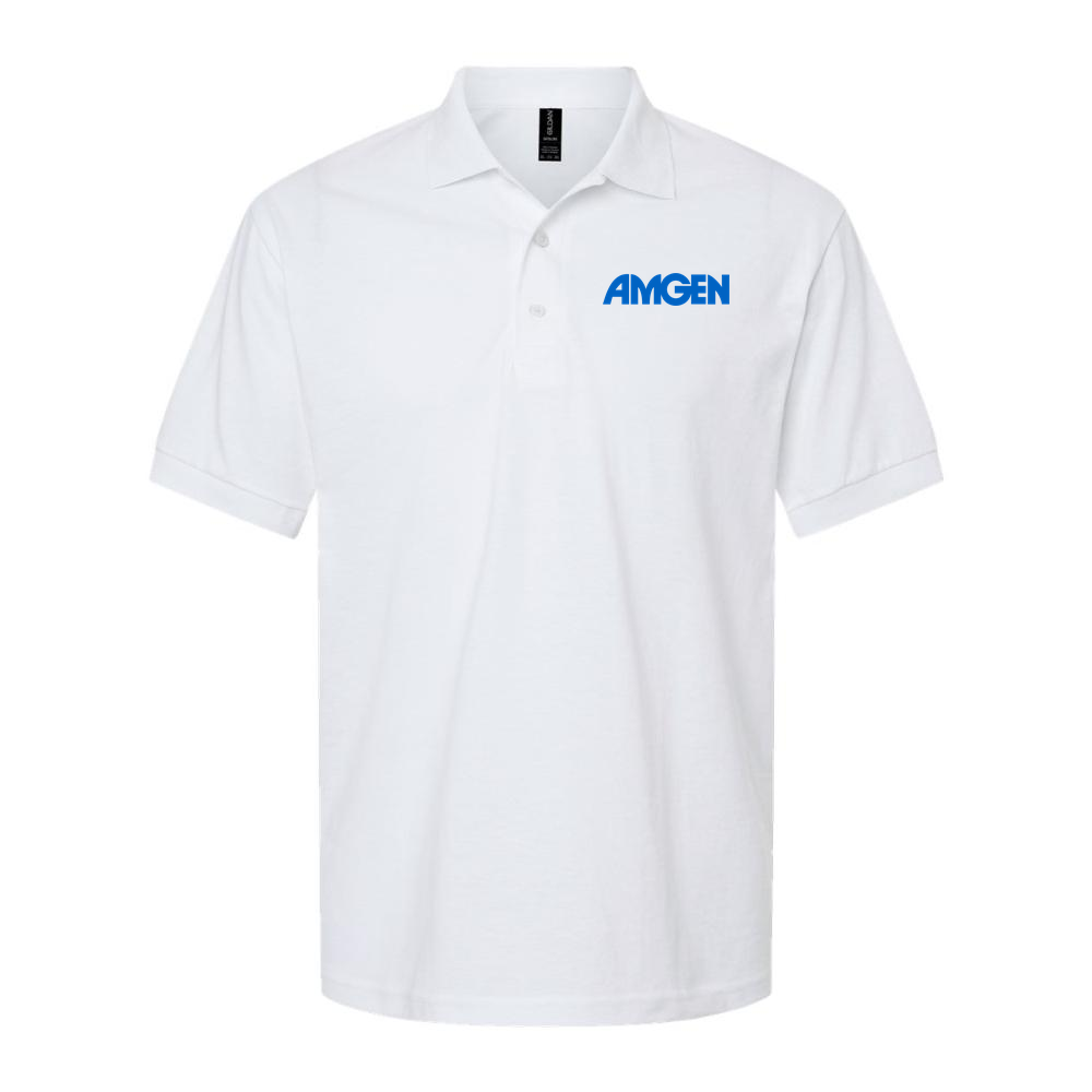 Men's Amgen Dry Blend Polo - White