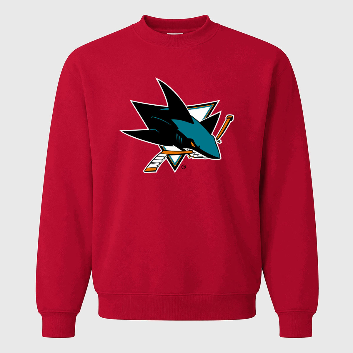 Men's San Jose Sharks Crewneck Sweatshirt - Red