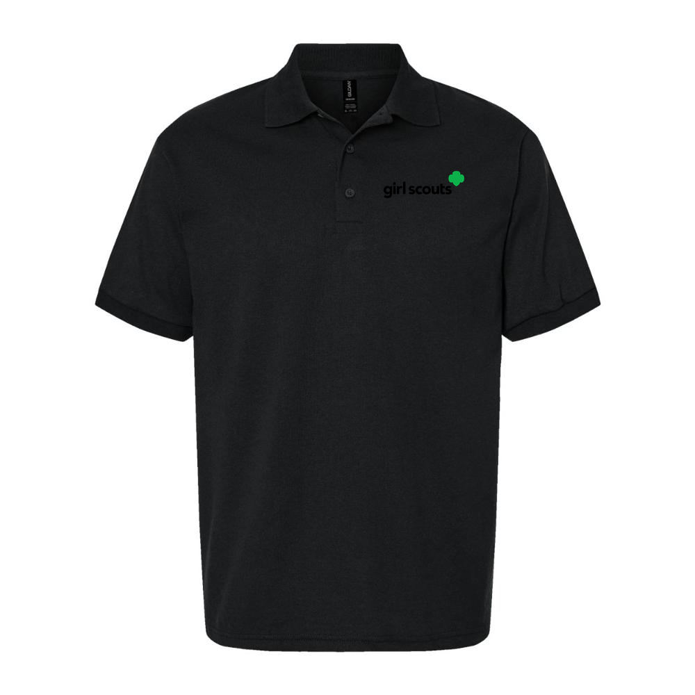 Men's Girl Scouts Dry Blend Polo - Black