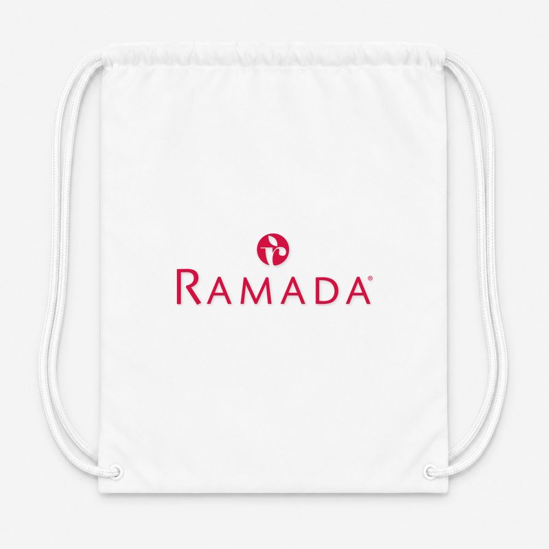 Ramada Drawstring Bag - White