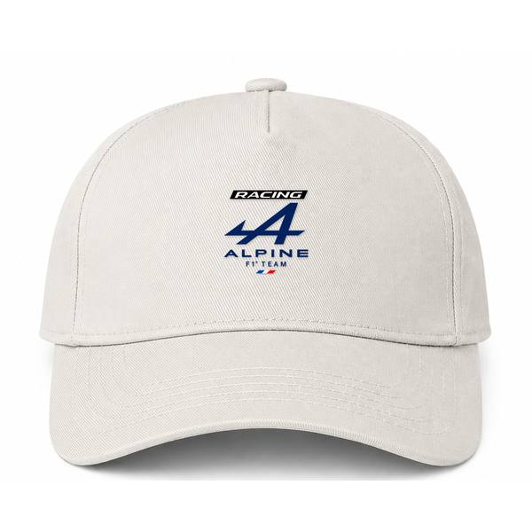 Alpine F1 Team Beige Dad Baseball Cap Hat
