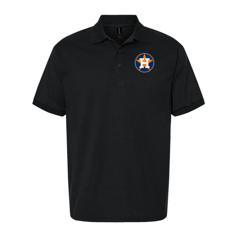 Men's Houston Astros Dry Blend Polo - Black