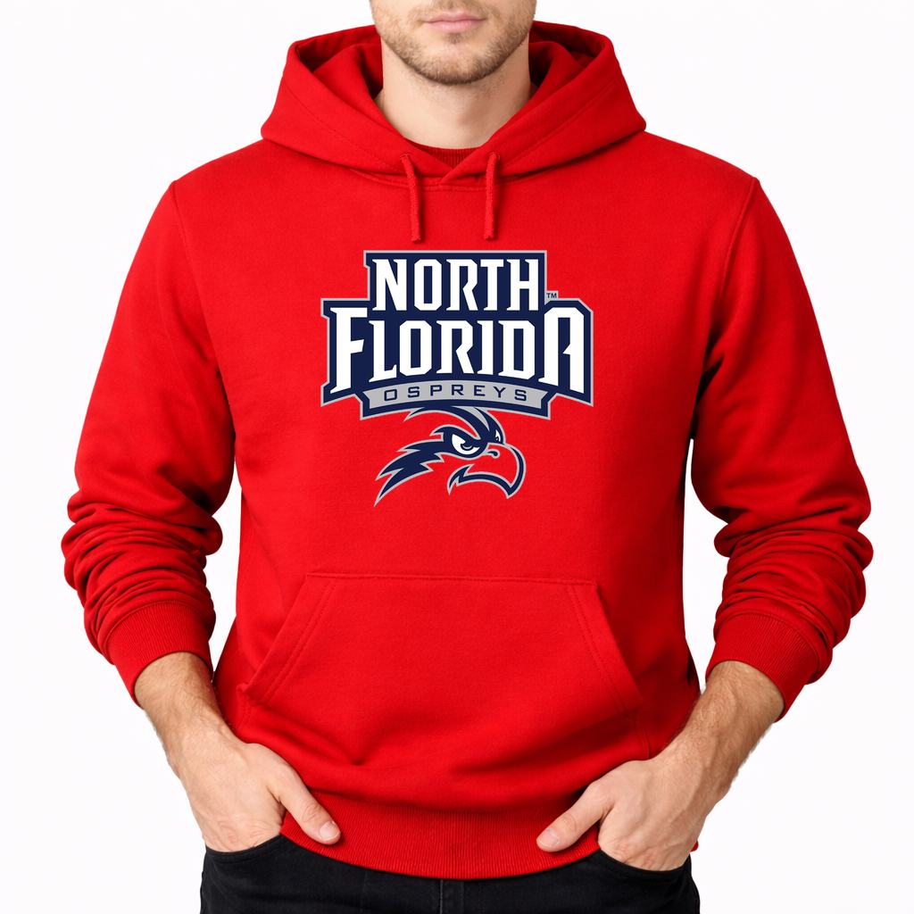Men's UNF Ospreys Pullover Hoodie - Red