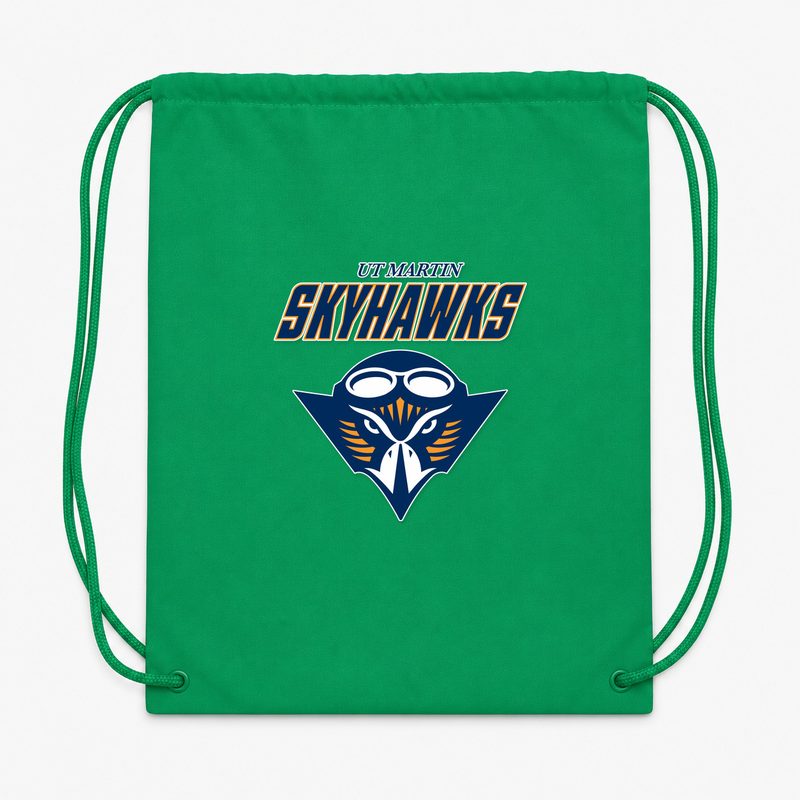 Tennessee Martin Skyhawks Drawstring Bag - Green