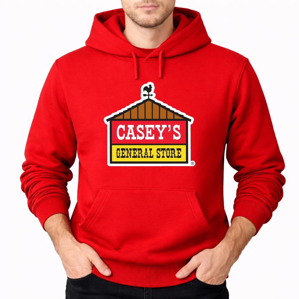 Men's Casey's General Stores Pullover Hoodie - Red