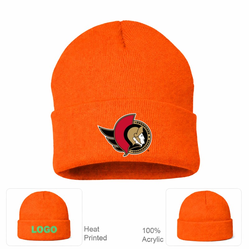 Ottawa Senators Orange Beanie Hat