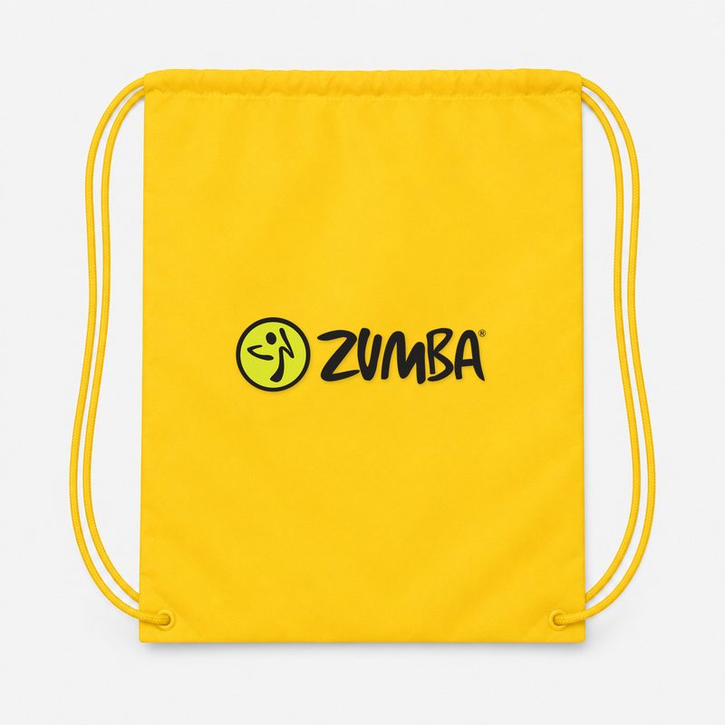 Zumba Fitness Drawstring Bag - Yellow