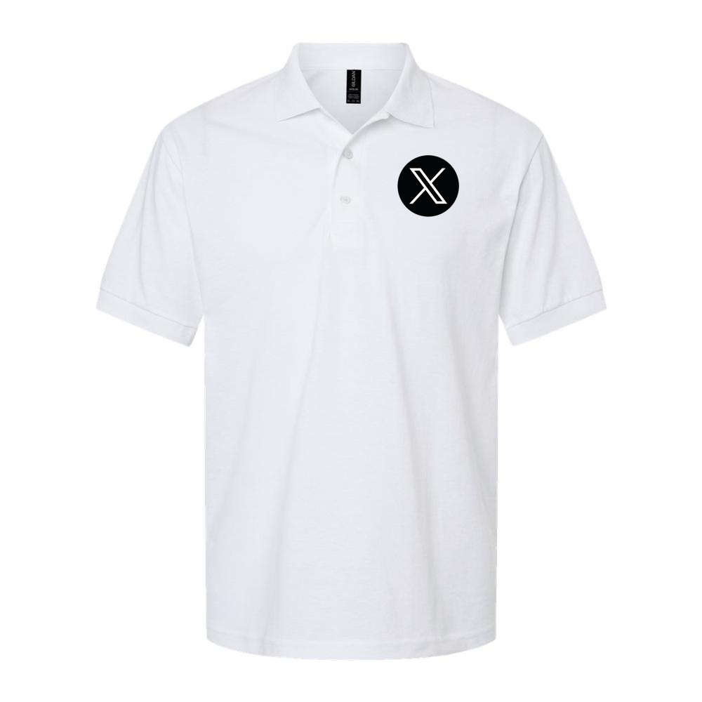 Men's Twitter X Dry Blend Polo - White