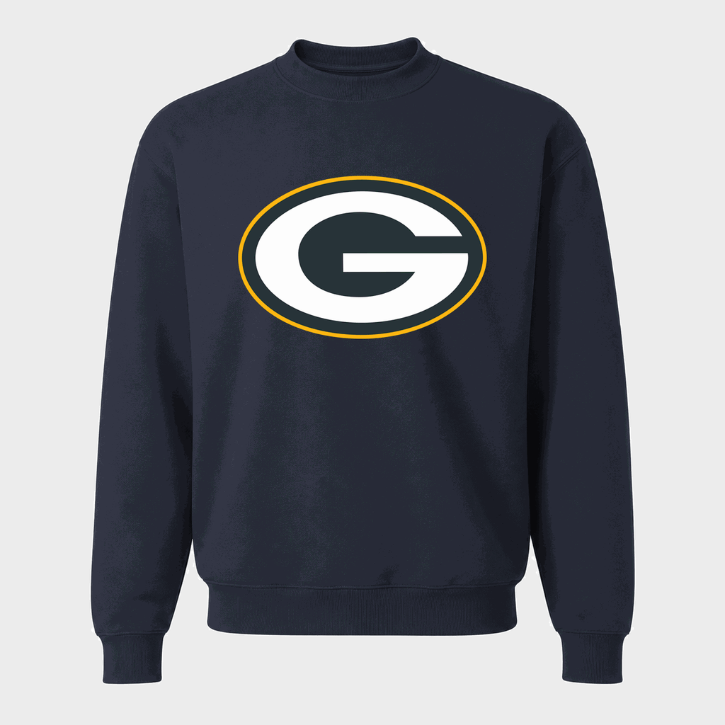 Men's Green Bay Packers Crewneck Sweatshirt - Navy
