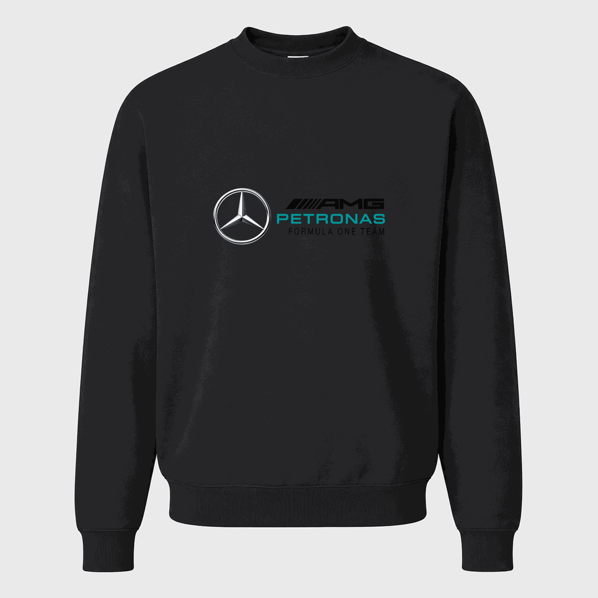 Men's Mercedes AMG Petronas Formula One Team Crewneck Sweatshirt - Black