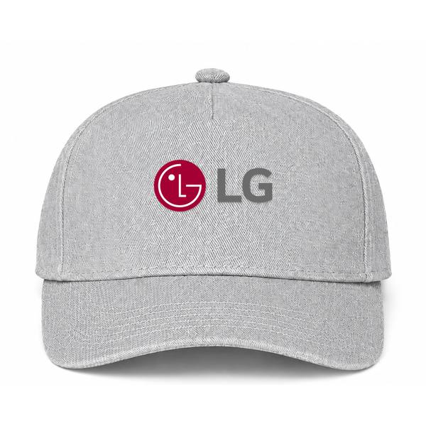 LG Logo Version 2 Gray Dad Baseball Cap Hat