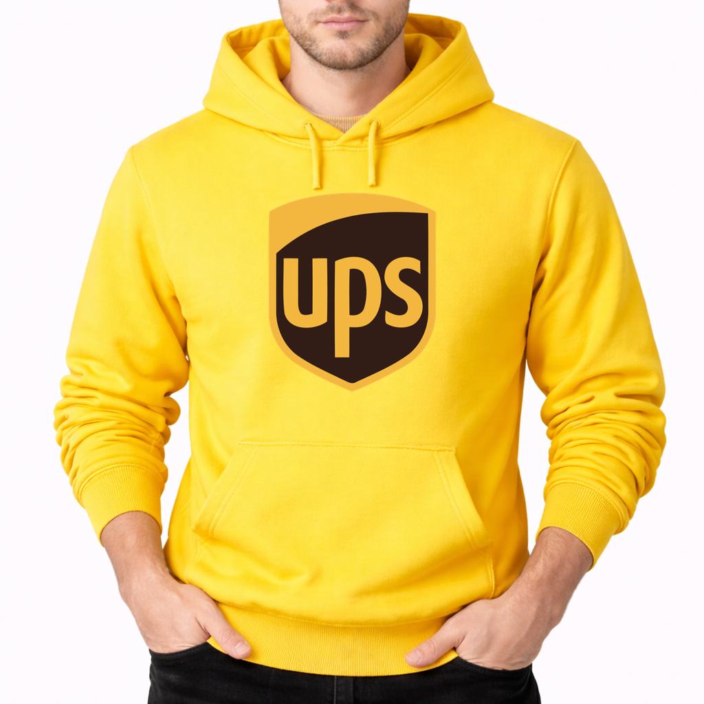 Men's UPS Pullover Hoodie - Yellow