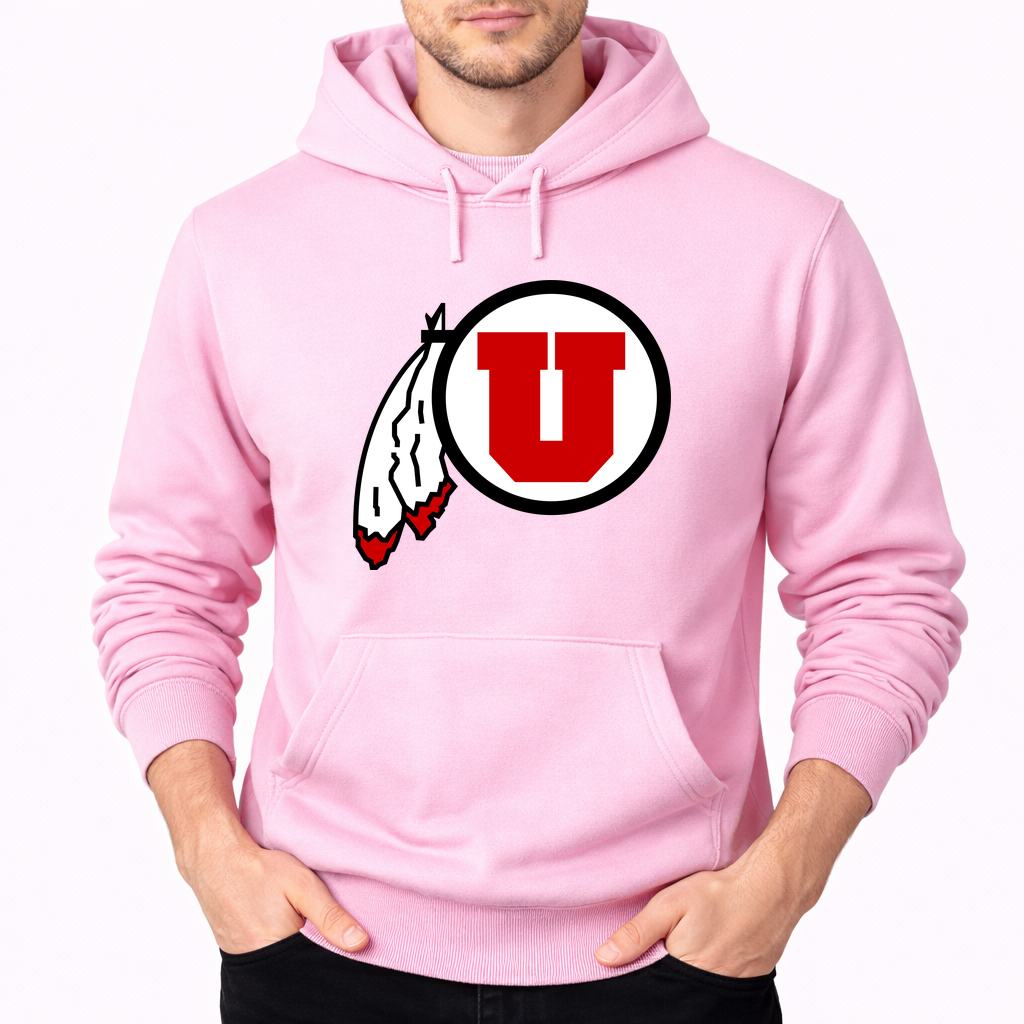 Men's Utah Utes Pullover Hoodie - Pink