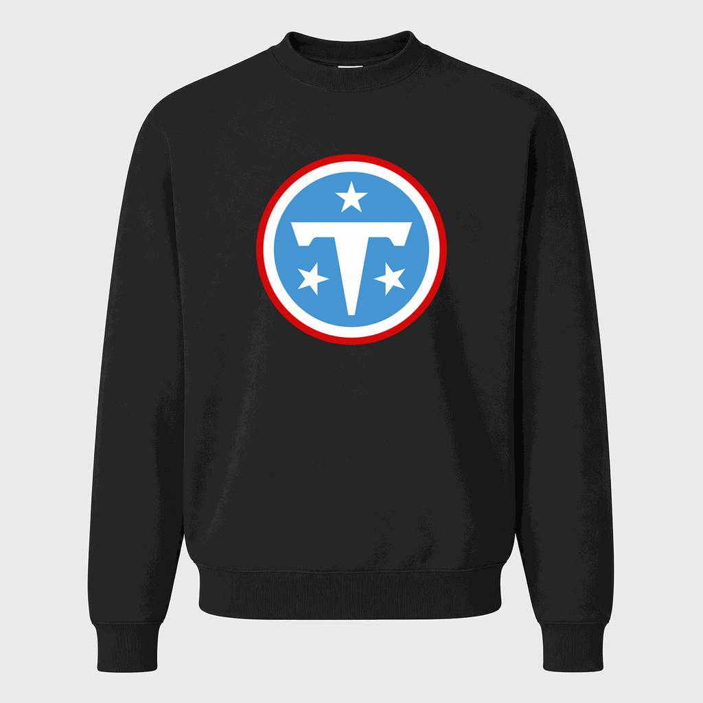 Men's Tennessee Titans Crewneck Sweatshirt - Black