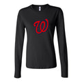 Women's Washington Nationals Long Sleeve T-Shirt - Black