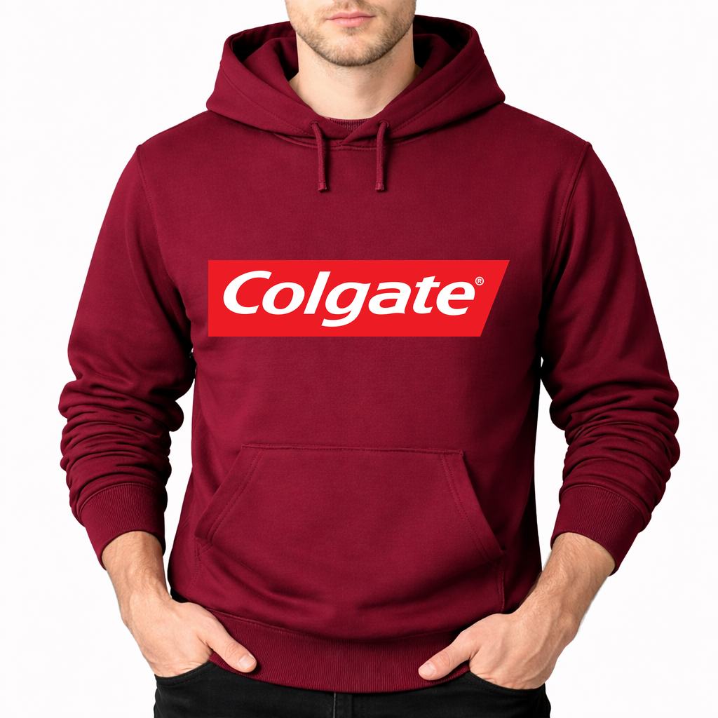 Men's Colgate Pullover Hoodie - Burgundy