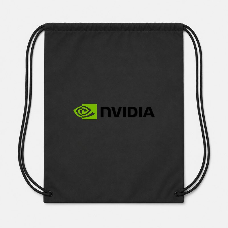 NVIDIA Drawstring Bag - Black