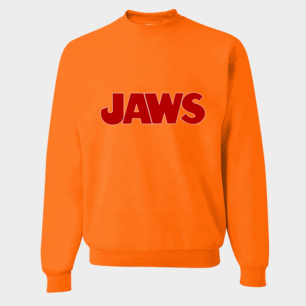 Men's Jaws Crewneck Sweatshirt - Orange
