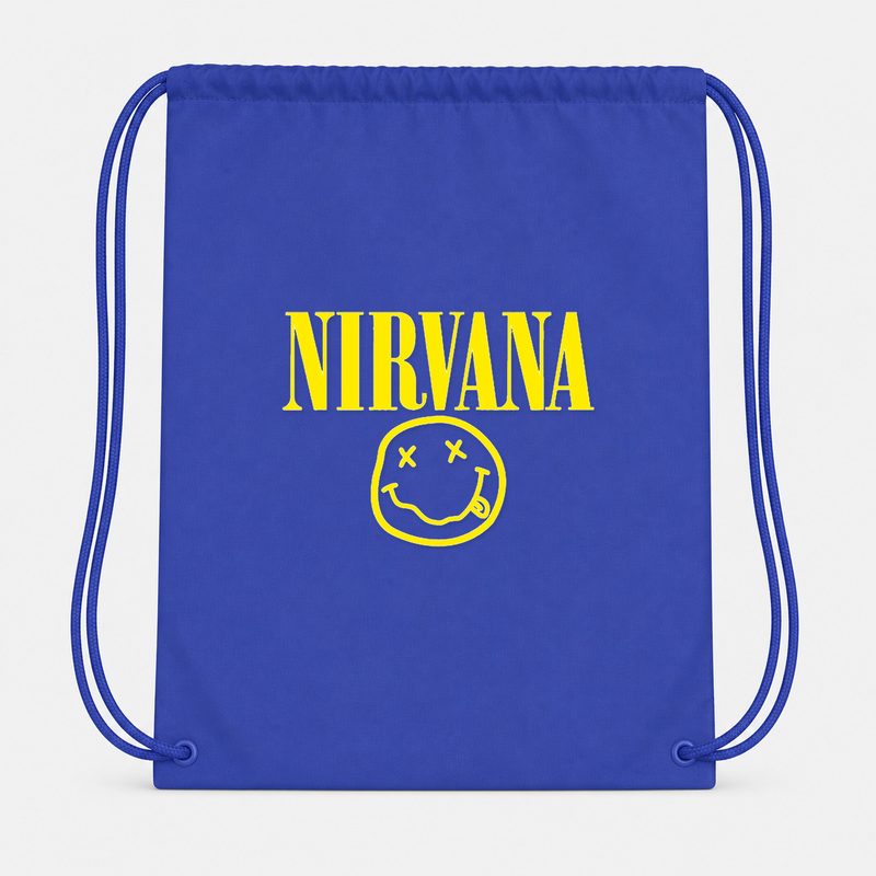 Nirvana Drawstring Bag - Blue