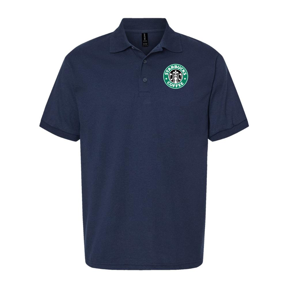 Men's Starbucks Dry Blend Polo - Navy