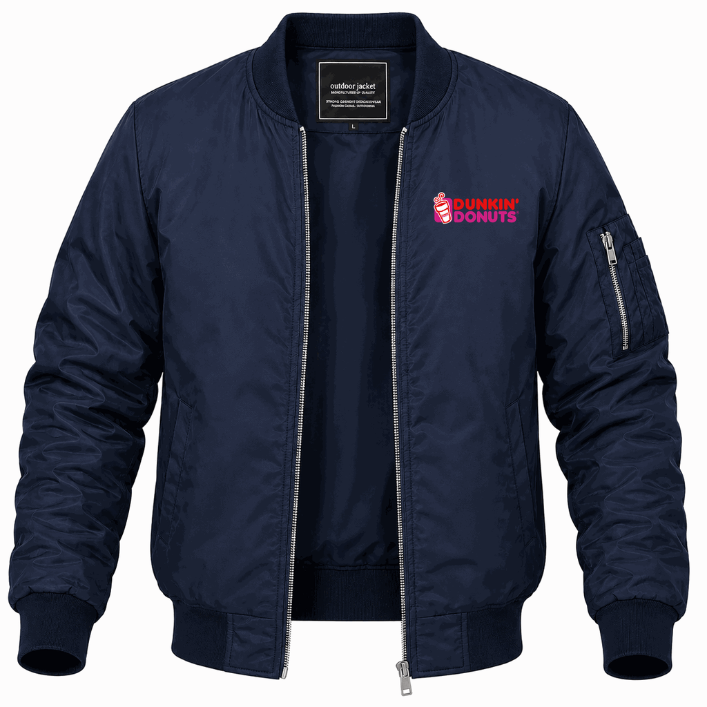 Men's Dunkin Donuts Lightweight Bomber Jacket - Navy