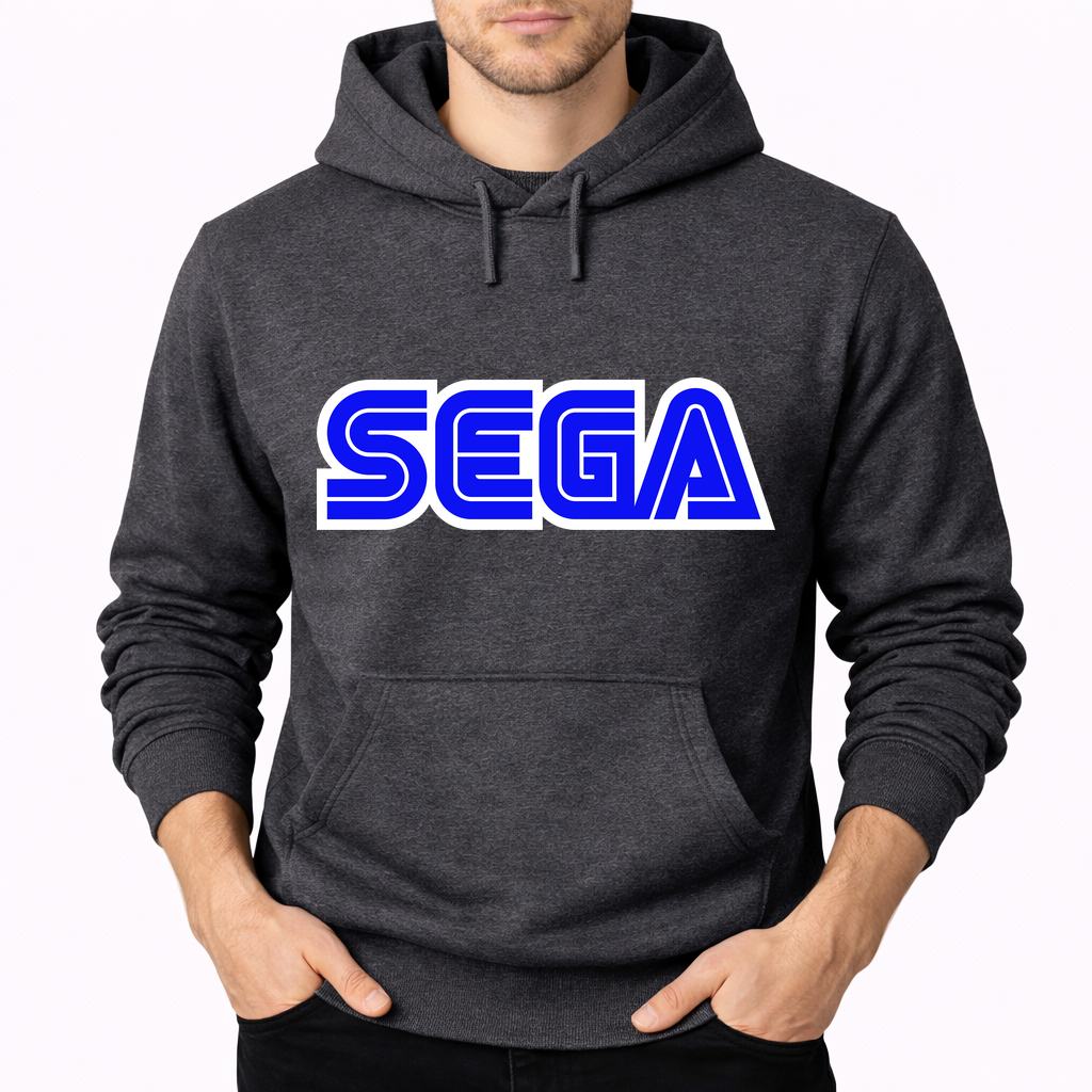 Men's SEGA Pullover Hoodie - Charcoal