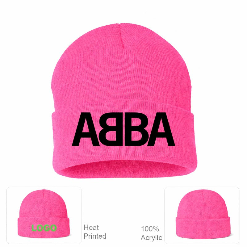 ABBA Beanie Hat - Pink