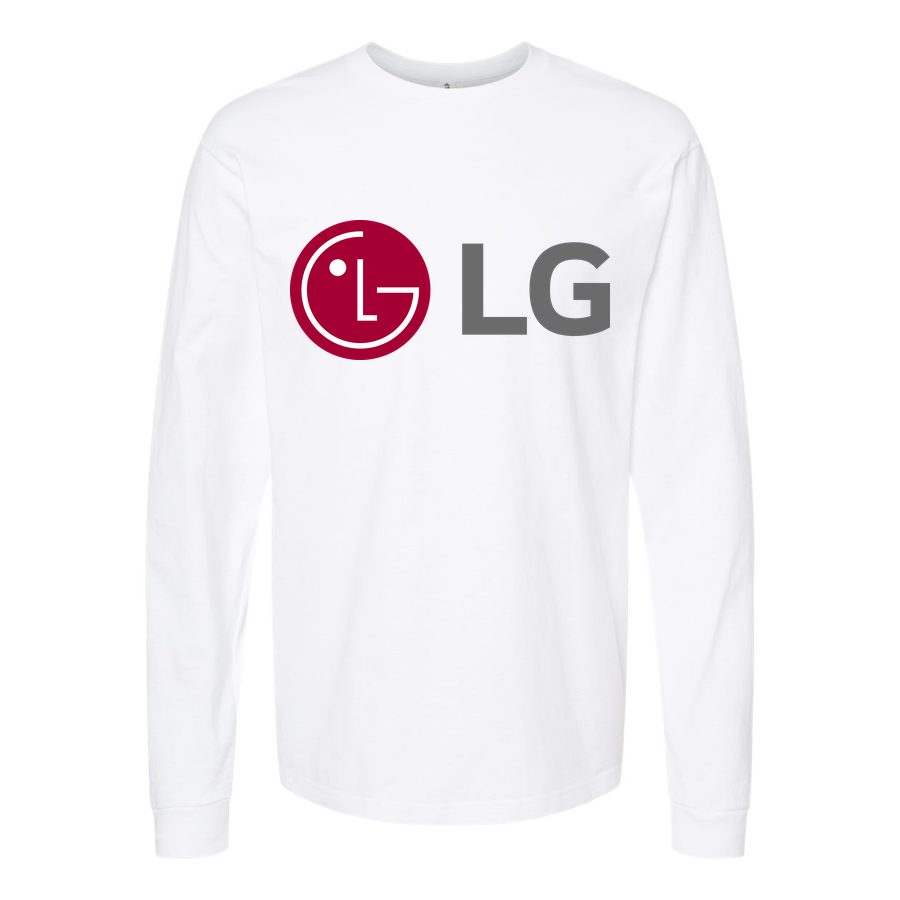 Men's LG Long sleeves Cotton Blend T-Shirt - White