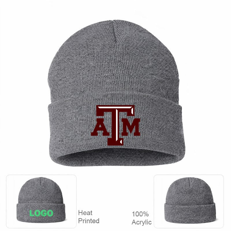 Texas A&M University Grey Beanie Hat